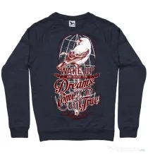 Bluza ADLER barbat Wake up Denim inchis