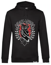Hoodie barbat cu gluga Black wings Negru