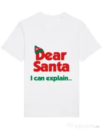 Tricou STANLEY STELLA barbat I can explain Alb