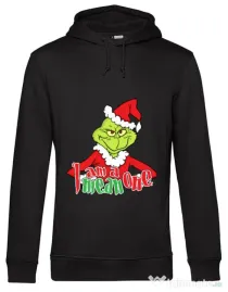 Hoodie barbat cu gluga Mean one Negru