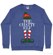 Bluza ADLER barbat The chatty elf Albastru melanj