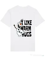 Tricou STANLEY STELLA barbat I like warm hugs Alb