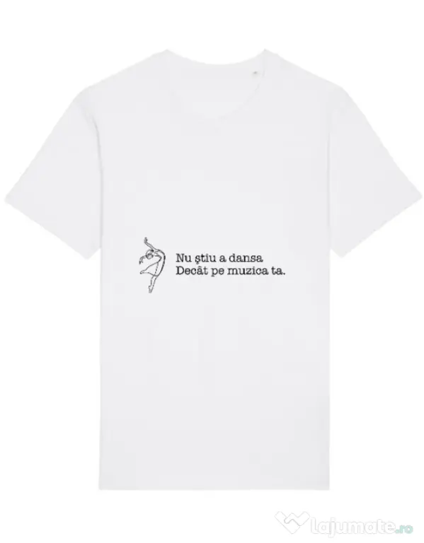 Tricou STANLEY STELLA barbat Nu stiu a dansa Alb