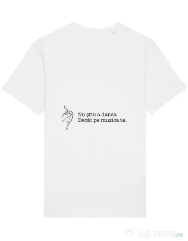 Tricou STANLEY STELLA barbat Nu stiu a dansa Alb