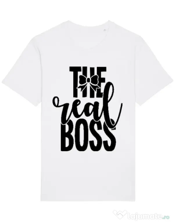 Tricou STANLEY STELLA barbat The real boss Alb