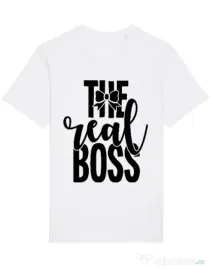 Tricou STANLEY STELLA barbat The real boss Alb