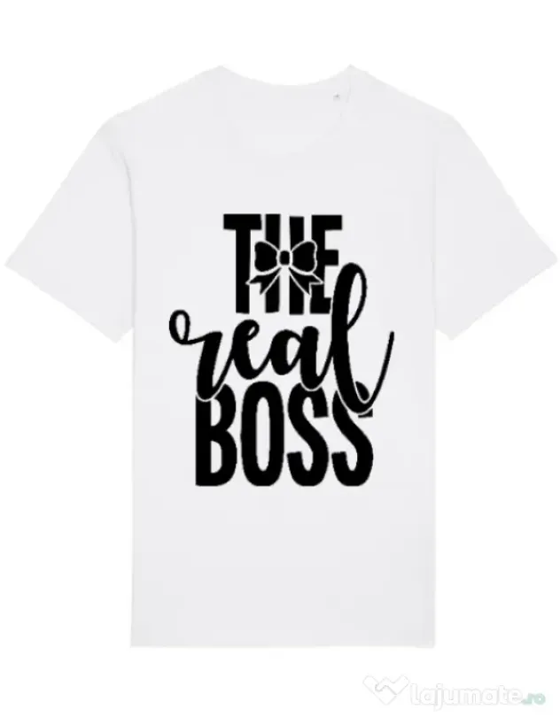 Tricou STANLEY STELLA barbat The real boss Alb