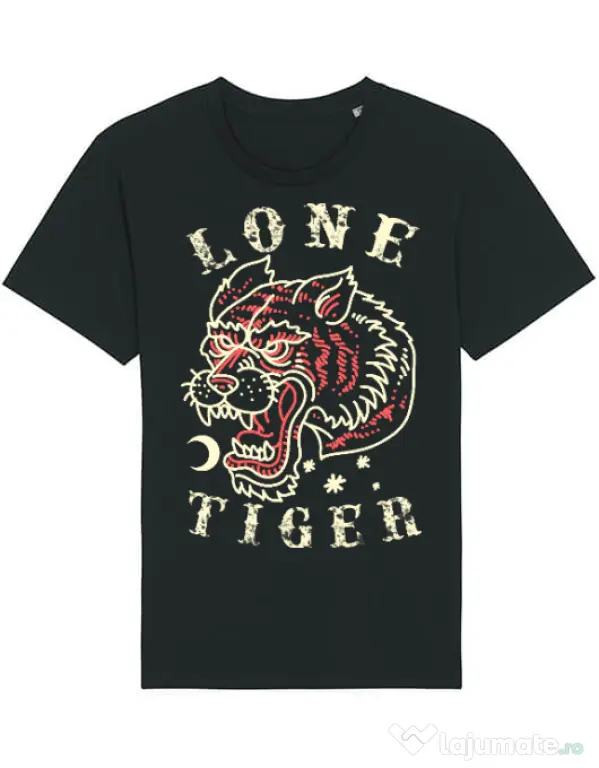 Tricou STANLEY STELLA barbat Lone tiger Negru