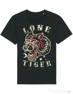 Tricou STANLEY STELLA barbat Lone tiger Negru