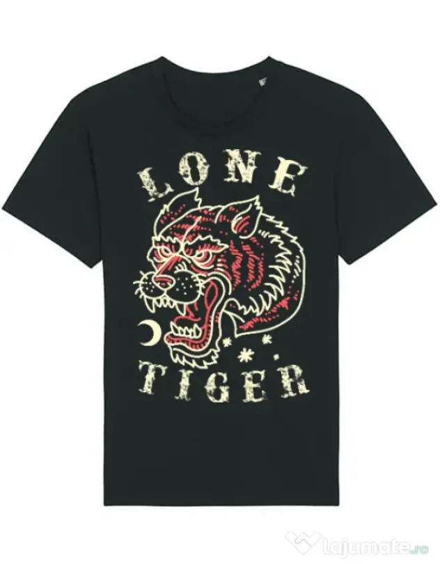 Tricou STANLEY STELLA barbat Lone tiger Negru