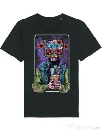 Tricou STANLEY STELLA barbat Human milenial Negru