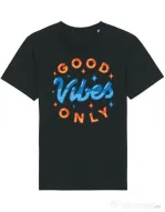 Tricou STANLEY STELLA barbat Good vibes only Negru