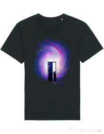 Tricou STANLEY STELLA barbat Doors to the future Negru