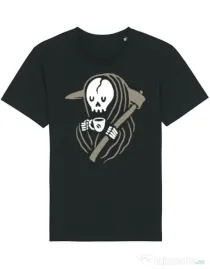 Tricou STANLEY STELLA barbat Grim reaper love coffee Negru