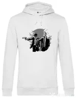 Hoodie barbat cu gluga Pulp killer Alb
