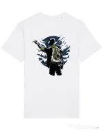 Tricou STANLEY STELLA barbat Zombie pop Alb