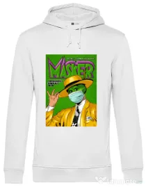 Hoodie barbat cu gluga Masker Alb