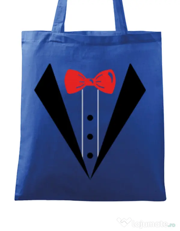 Sacosa personalizata Mire Groom suit Albastru regal