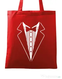 Sacosa personalizata Mire Tuxedo Rosu