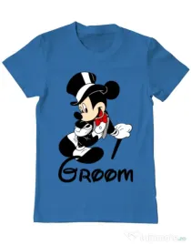Tricou Mire ADLER Groom Mickey Albastru azuriu