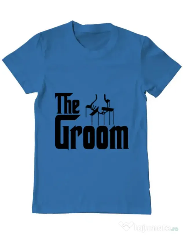 Tricou Mire ADLER The groom Albastru azuriu