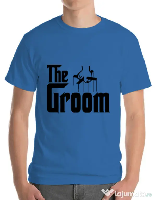 Tricou Mire ADLER The groom Albastru azuriu