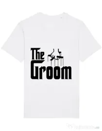 Tricou Mire STANLEY STELLA The groom Alb