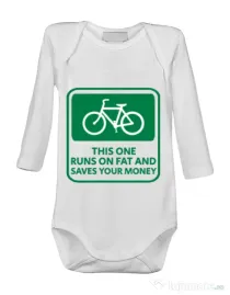 Baby body Bicycle Alb