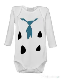 Baby body Flinstone costume Alb
