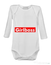 Baby body Girlboss Alb