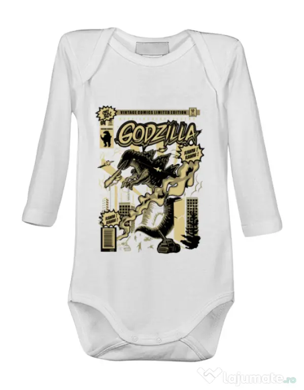 Baby body Godzilla Alb