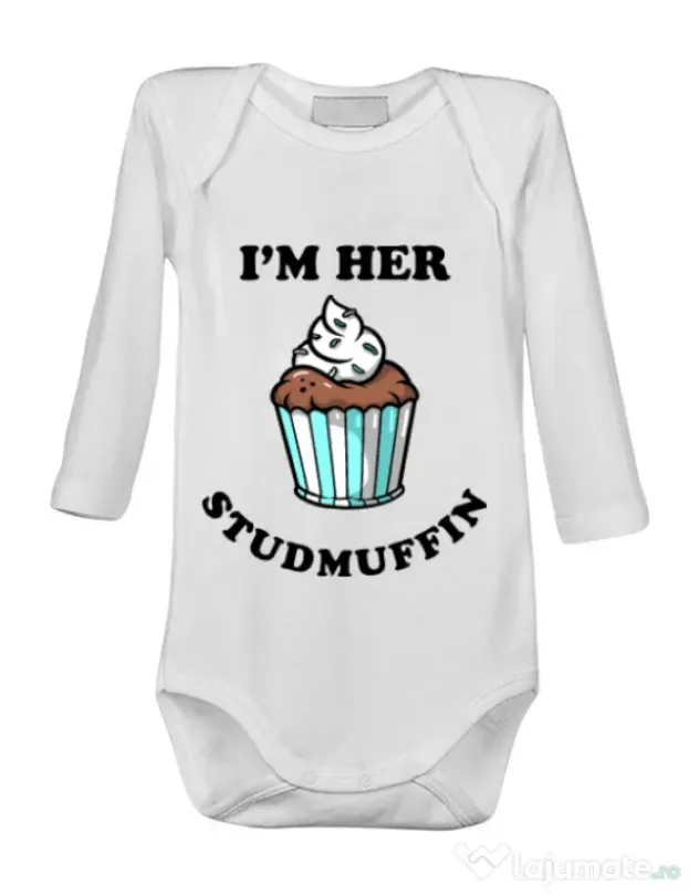 Baby body Her studmuffin Alb