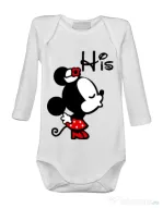 Baby body His Minnie Alb