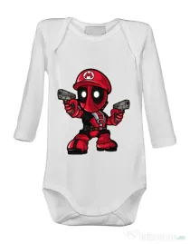 Baby body Mario Deadpool Alb