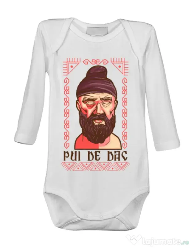 Baby body Pui de dac Alb