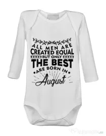 Baby body The best men are born in August Alb