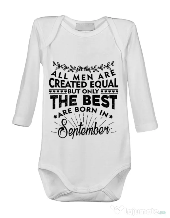 Baby body The best men are born in september Alb