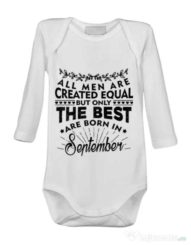 Baby body The best men are born in september Alb