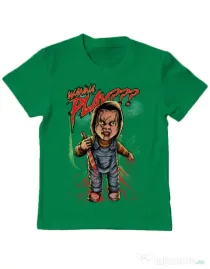 Tricou ADLER copil Wanna play Verde mediu