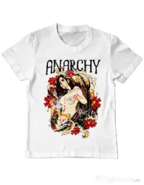 Tricou ADLER copil Anarchy angel Alb