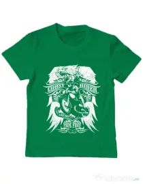 Tricou ADLER copil Ghost rider Verde mediu