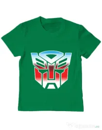 Tricou ADLER copil Transformers Verde mediu