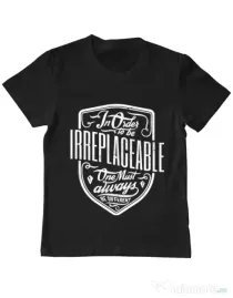 Tricou ADLER copil Irreplaceable Negru