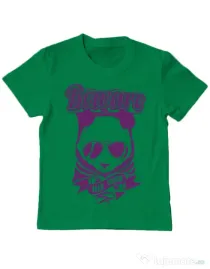 Tricou ADLER copil Mad Panda Verde mediu