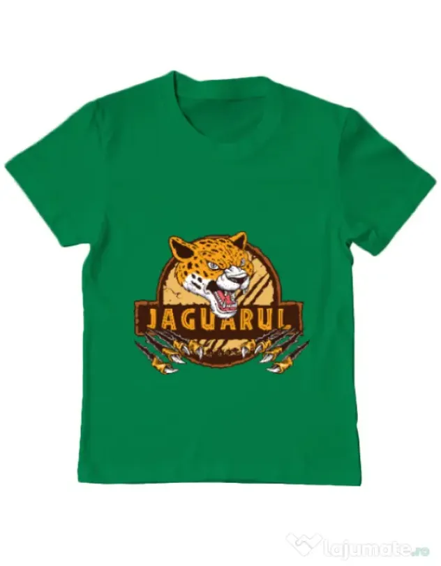 Tricou ADLER copil Jaguarul Verde mediu