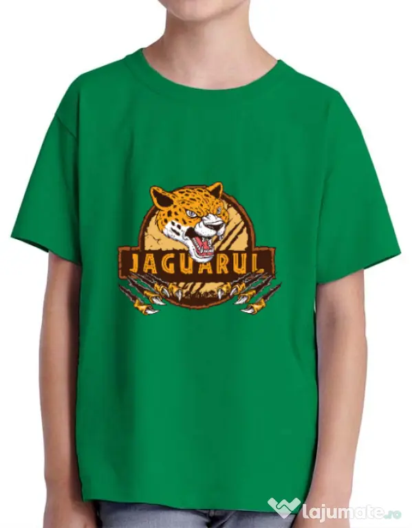 Tricou ADLER copil Jaguarul Verde mediu