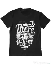 Tricou ADLER copil There are no rules Negru