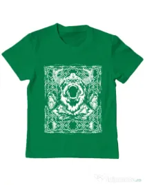 Tricou ADLER copil Viking rage Verde mediu