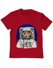 Tricou ADLER copil I need some space Rosu