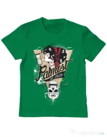 Tricou ADLER copil Palmist Verde mediu